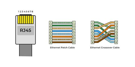 Ethernet (RJ-45) cable and connector